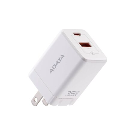 Cargador De Pared Adata Chargeru-0352-Qcpdwh 35W/9V/1 Puerto USB-A/1 Puerto USB-C/Blanco