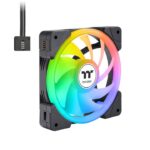 KIT DE 3 VENTILADORES THERMALTAKE SWAFAN EX12 ARGB/120X120X25MM/RGB/500-2000RPM/ASPAS INTERCAMBIABLES/COLOR NEGRO/CL-F167-PL12SW-A