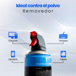 Aire Comprimido Vorago 227Ml Vorago Cln-106, Negro C/ Azul, 227 Ml, Aire Comprimido, Limpieza De Equipos, Tetrafluoroetano