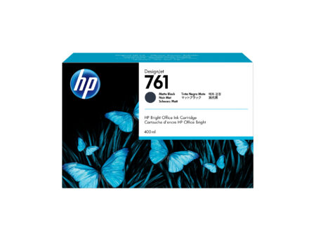 Cartucho De Tinta HP Lf 761 Negro Mate T7100 Designjet 400Ml