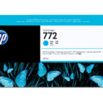 CARTUCHO DE TINTA HP CN636A LF 772 CYAN DESIGNJET Z5200 300ML