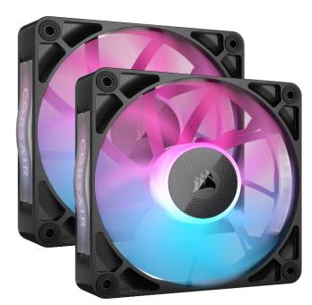 Ventilador Corsair Co-9051020-Ww Icue Link Rx140 Rgb/2X140Mm/300-1700Rpm/Negro