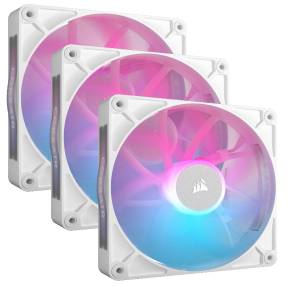 Kit De 3 Ventiladores Corsair Co-9051022-Ww Icue Link Rx120/20Mm/400-2100Rpm/Rgb/Color Blanco