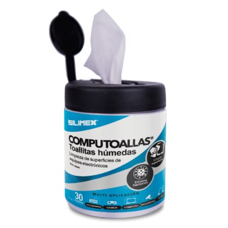 Toallas Limpiadoras Antiestaticas P/Eq. De Computo 30 Piezas Silimex Computoallas