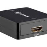 Convertidor VGA Hembra-HDMI Hembra Steren 208-144 Full HD 1080P, 3.5Mm, Color Negro