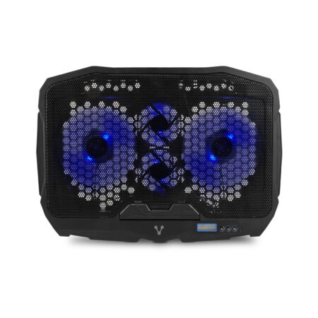 Base Enfriadora P/Laptop Hasta 17″ Vorago Cp-301 4 Ventiladores/LED/Ajustable