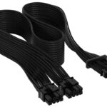 Cable De Alimentacion Corsair Cp-8920331 Premium Individually Sleeved 12+4Pin/De Psu/PCIE 5.0/Gen 5/12Vhpwr/600W/Negro