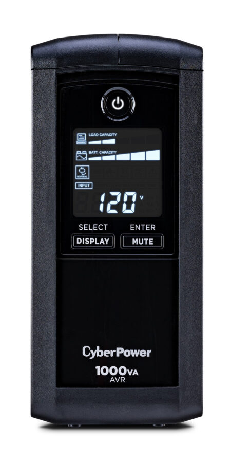Nobreak Cyberpower Cp1000Avrlcd LCD 1000Va/600W 9 Contactos