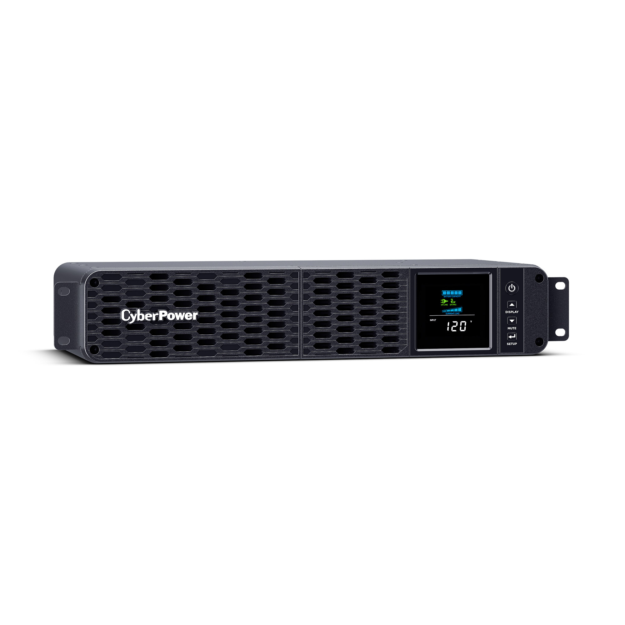 No Break Cyberpower Cp1500pfcrm2u 1500va /1000w/topologia Linea Interactiva/entrada 120 Vca Nema 5-15p/onda Senoidal Pura/torre O Rack 2 Ur/8 Tomas Nema 5-15r