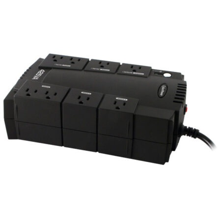 No-Break Cyberpower Cp425Slg - 425 VA, 255 W, 8 H, Negro, Hogar Y Oficina
