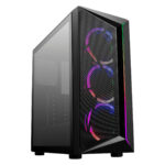 Gabinete Cooler Master Cp510-Kgnn-S00 C/Ventana/Argb/Mini Tower/Micro ATX/Usb2.0/Sin Fuente/Con 3 Ventiladores/Negro