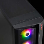 Gabinete Gamer Xpg Cruiserst-Bkcww Ventana LED Rgb/Midi-Tower/ATX/Ceb/E-ATX/Eeb/Micro ATX/Mini-Itx/USB 3.0/3.1/Sin Fuente/3 Ventiladores/Color Negro