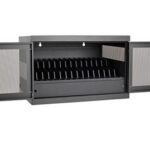 Gabinete Estación De Carga Tripp-Lite Csc16Usb - Negro, Montado En La Pared