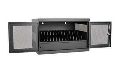 Gabinete Estación De Carga Tripp-Lite Csc16Usb – Negro, Montado En La Pared