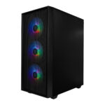 Gabinete Game Factor Csg503 Matx Con Ventana LED/Rgb/Mini Torre/Micro ATX/Mini ATX/USB 2.0 Y 3.0/Sin Fuente/4 Ventiladores Instalados/Negro
