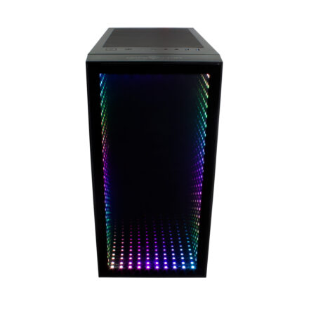 Gabinete Game Factor Csg560 C/Ventana/Rgb/Mini Tower/Micro ATX/USB 3.0/Sin Fuente/Con 1 Ventiladores/Negro