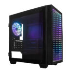 Gabinete Game Factor Csg560 C/Ventana/Rgb/Mini Tower/Micro ATX/USB 3.0/Sin Fuente/Con 1 Ventiladores/Negro
