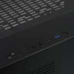 Gabinete Game Factor Csg570 C/Ventana/Mini Tower/Micro ATX/USB 3.0/Sin Fuente/Negro/Cristal Frontal Y Lateral