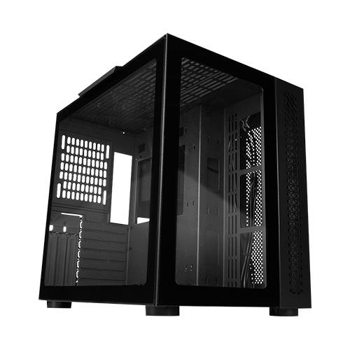 Gabinete Game Factor Csg700 Atx Doble Cristal Usb 3.0  Sfte Negro