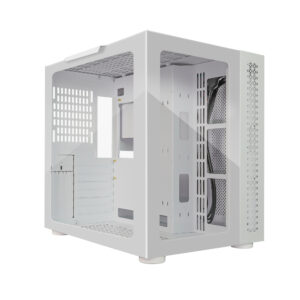 GABINETE GAME FACTOR CSG700 C/VENTANA LATERAL Y FRONTAL/ATX/USB 2.0-3.0/SIN FUENTE/BLANCO