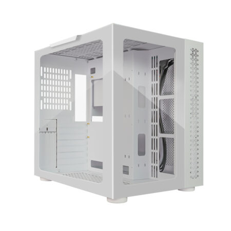 Gabinete Game Factor Csg700 C/Ventana Lateral Y Frontal/ATX/USB 2.0-3.0/Sin Fuente/Blanco