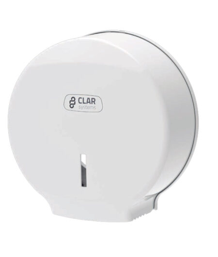 Dispensador De Papel Higiénico Mini Innova Color Blanco Para Rollo Industrial 250Mm Máx –