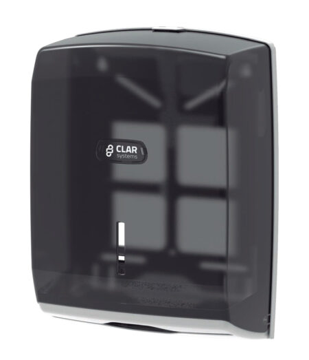Dispensador De Toalla Inter-Doblada Innova Abs Antiestático. Clar Systems. Color Humo. Capacidad Para 600 Toallas –
