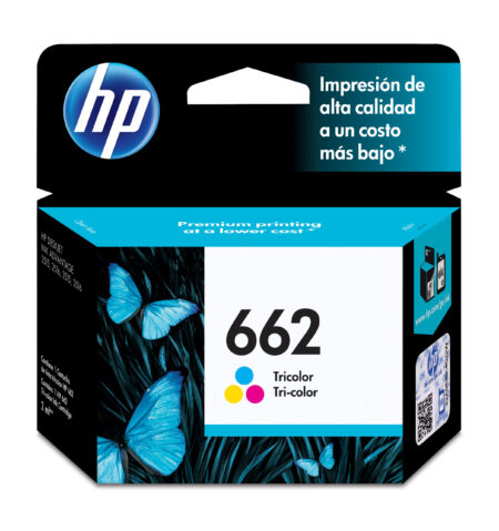 Cartucho De Tinta HP 662 Tricolor Cz104Al