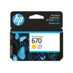 CARTUCHO DE TINTA HP 670 AMARILLO CZ116AL