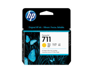 CARTUCHO DE TINTA HP 711 AMARILLO DESIGNJET INK 29ML CZ132A