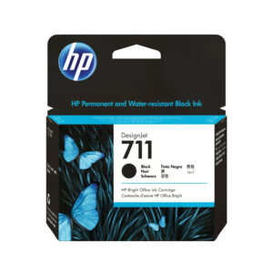 CARTUCHO DE TINTA HP 711 NEGRO 80ML DESIGNJET INK CZ133A