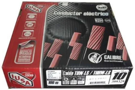 CABLE ELECTRICO IUSA 399329/10AWG/100M/COLOR BLANCO