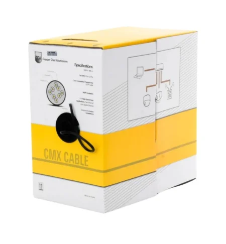 Metro De Cable Utp Cat.5E Linkedpro Aleacion De Cobre Y Aluminio (Cca) Negro