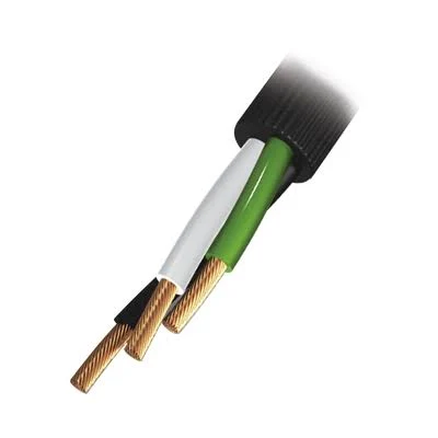 Rollo De Cable Electrico De Uso Rudo 3 Hilos Calibre 12 Awg Indiana Rq38/100M Hasta 600 V/100M