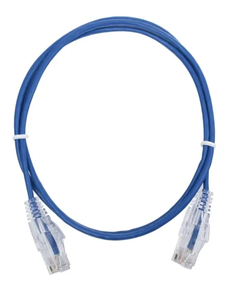 Cable Patch Cord Cat6 Linkedpro 1M/Azul/Diametro Reducido (28 Awg)/Lp-Ut6-100-Bu28
