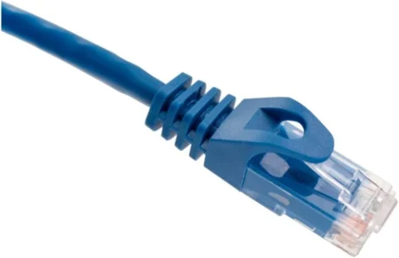 Cable Patch Cord Cat6A Color Azul/5 Pies (1.52 Mts), Diametro Reducido, Inyeccion De Molde, 077-2047/5Bl