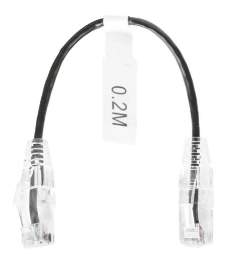Cable Patch Cord Slim Utp Cat6 Linkedpro 20Cm/Color Negro/Lp-Ut6-020-Bk28