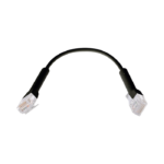 Cable Patch Cord Cat6 De 22Cm Ubiquiti Uc-Patch-RJ45-Bk Negro