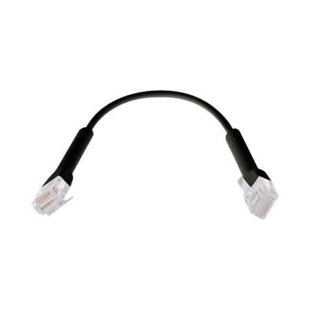 Cable Patch Cord Cat6 De 22Cm Ubiquiti Uc-Patch-RJ45-Bk Negro
