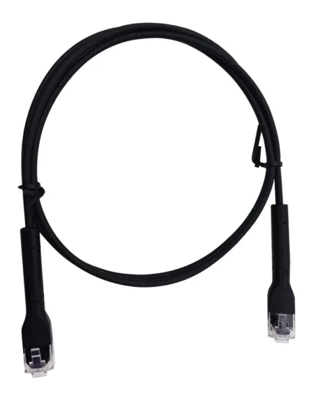 Cable Patchcord Cat6A Linkedpro Lp-Pslim-1Bk/Ultra Slim Con RJ45 Flexible Utp/1M/Diametro Reducido/Negro