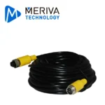 Cable Tipo Din De Aviacion Meriva Mbce110, 4 Pines Serie Eco Para Dvrs Moviles, 10 Mts