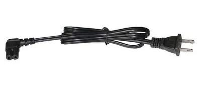 Cable De Alimentacion Epcom Powerline Accordl-1M/ 1Mt/120-240 Vca/2 Clavijas Tipo Americano/Conector En Forma Tipo L/Color Negro