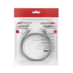 Cable De Red Utp Cat6 24 Awg De 10M Hikvision Ds-1Np6Uec0-1000-G Color Gris/Ideal Para PoE+/Interior