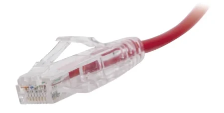 Cable De Parcheo Slim Utp Cat6 30 Cm Linkedpro Rojo Diametro Reducido (28 Awg), Lp-Ut6-030-Rd28