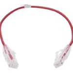 Cable De Parcheo Slim Utp Cat6 30 Cm Linkedpro Rojo Diametro Reducido (28 Awg), Lp-Ut6-030-Rd28