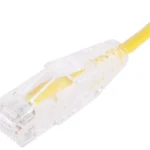 Cable De Parcheo Slim Utp Cat6 20 Cm Linkedpro Amarillo Diametro Reducido (28 Awg), Lp-Ut6-020-Ye28