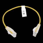 Cable De Parcheo Slim Utp Cat6 30 Cm Linkedpro Amarillo Diametro Reducido (28 Awg), Lp-Ut6-030-Ye28