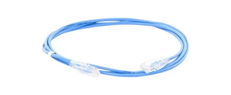Cable De Parcheo Slim Utp Cat6A Linkedpro 2M, Diametro Reducido (28 Awg), Color Azul, Lp-Ut6A-200-Bu28