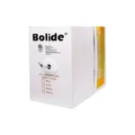 BOBINA DE CABLE DE RED UTP BOLIDE CAT5E 24AWG 350MHZ 305MTS COBRE BLANCO BP0033/CAT5E/CMR-WHITE