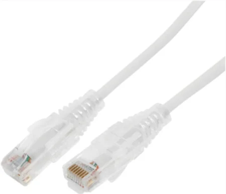 Cable De Red Slim Utp Cat6A 2M Linkedpro Lp-Ut6A-200-Wh28 Color Blanco